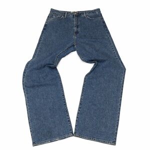 Just Black Denim Jeans Size 31 Made in USA High Rise 90’s Loose Fit Y2K